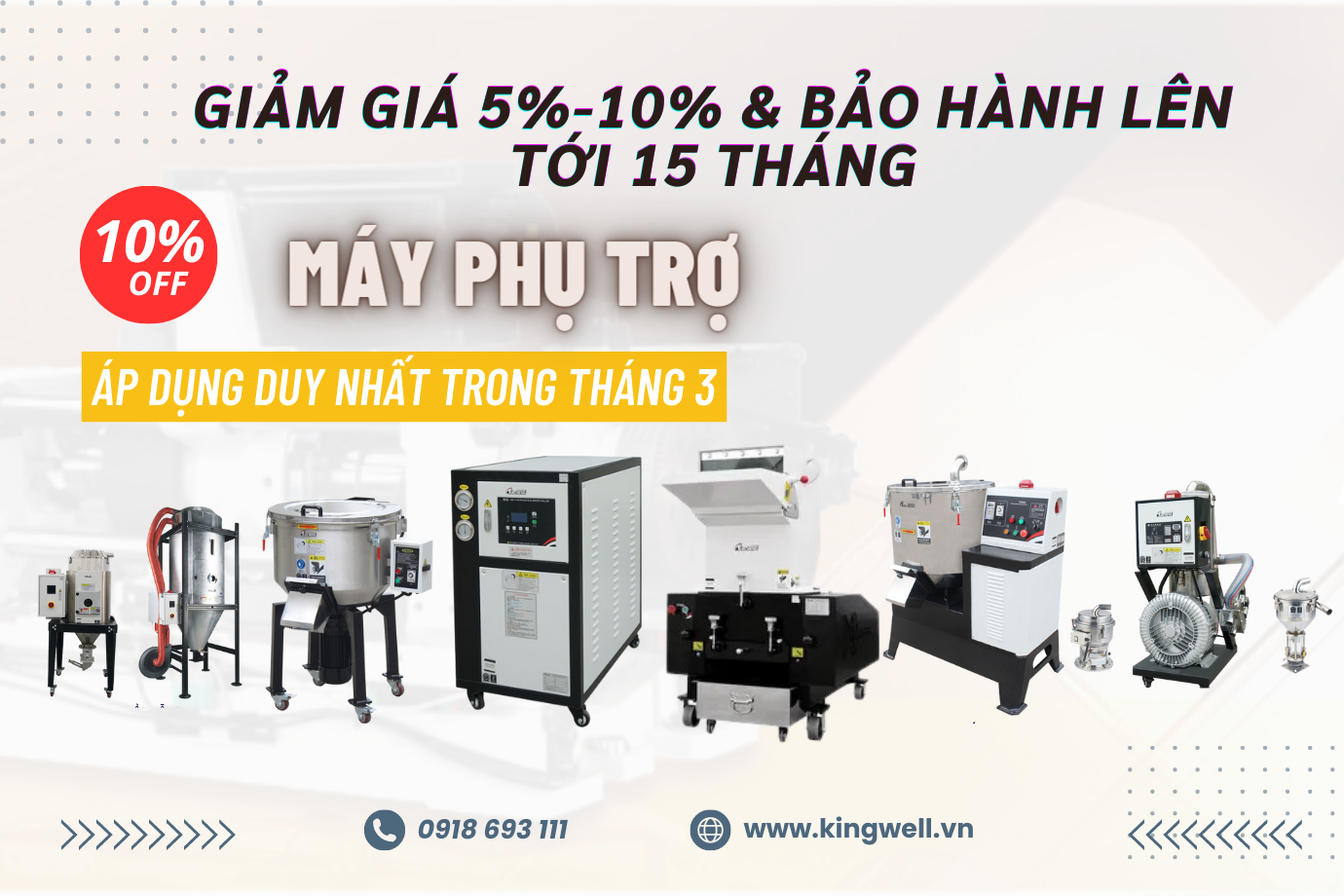 Máy Phụ Trợ Giảm giá 10%