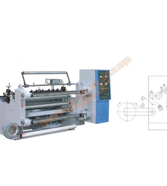 Máy chia cuộn màng pe