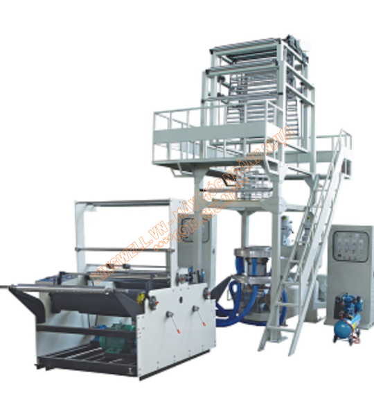 Máy thổi màng pe khổ 800mm 1000mm 1200mm